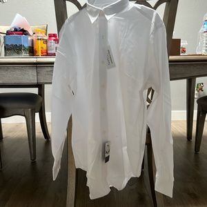 Van Heusen Wrinkle Free, Large, Mens, Button Down, Formal, Size 12-14